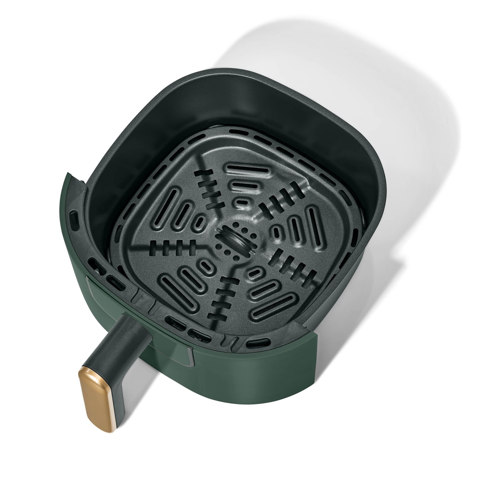 Beautiful 3 Qt Air Fryer with TurboCrisp Technology, EverGood Ceramic Nonstick Coating, Thyme Green by Drew Barrymore