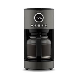 Cuisinart 12-Cup Coffee Maker, Stainless Steel, Black