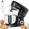 Fatabeta 1000W Stand Mixer, 5.5QT Kitchen Mixer with Dough Hook, Whisk and Beater, Electric Mixer with Bowl & 11 Speeds - Cake Mixer for Baking, Bread & More, Black
