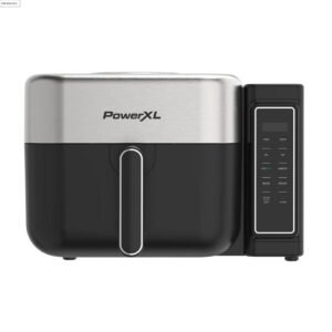 PowerXL™ 6.3 Quart AIRMAX™ Air Fryer Oven with 4 Pre-Sets, Two Tier Compact Design