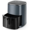 Edx Air Fryer,6 Qt Compact & Large with 400F for Crispy, Electric Multifunctional Cooker with Digital LED, Grey